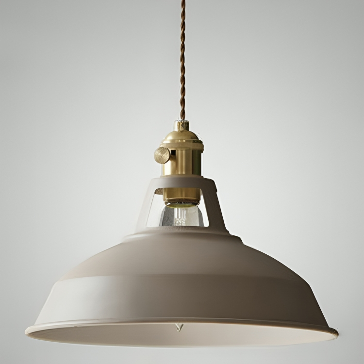 Suspension Vintage Métal 1-Lumière pour Restaurant Moderne