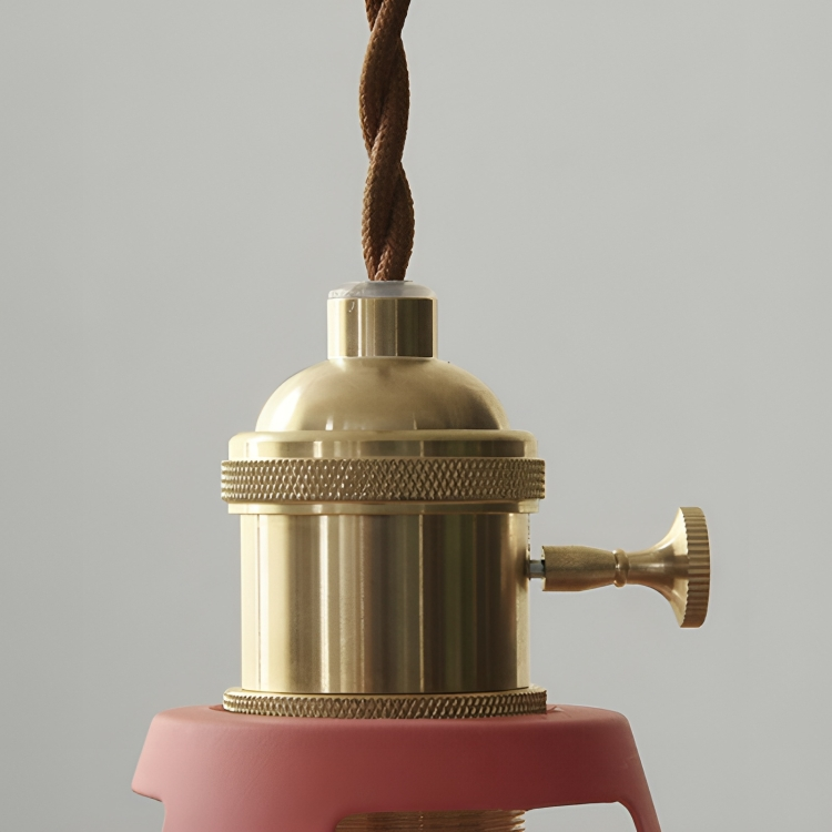 Suspension Vintage Métal 1-Lumière pour Restaurant Moderne
