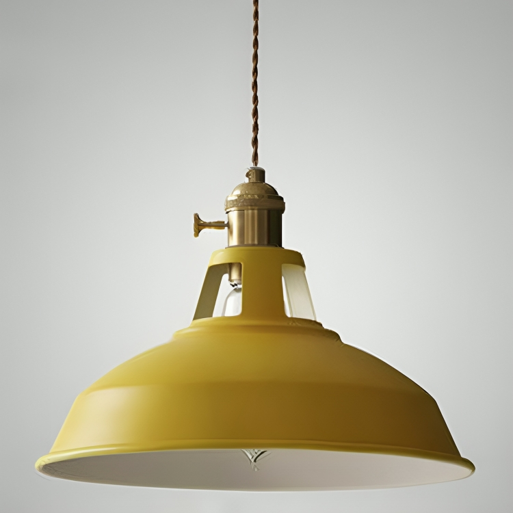 Suspension Vintage Métal 1-Lumière pour Restaurant Moderne
