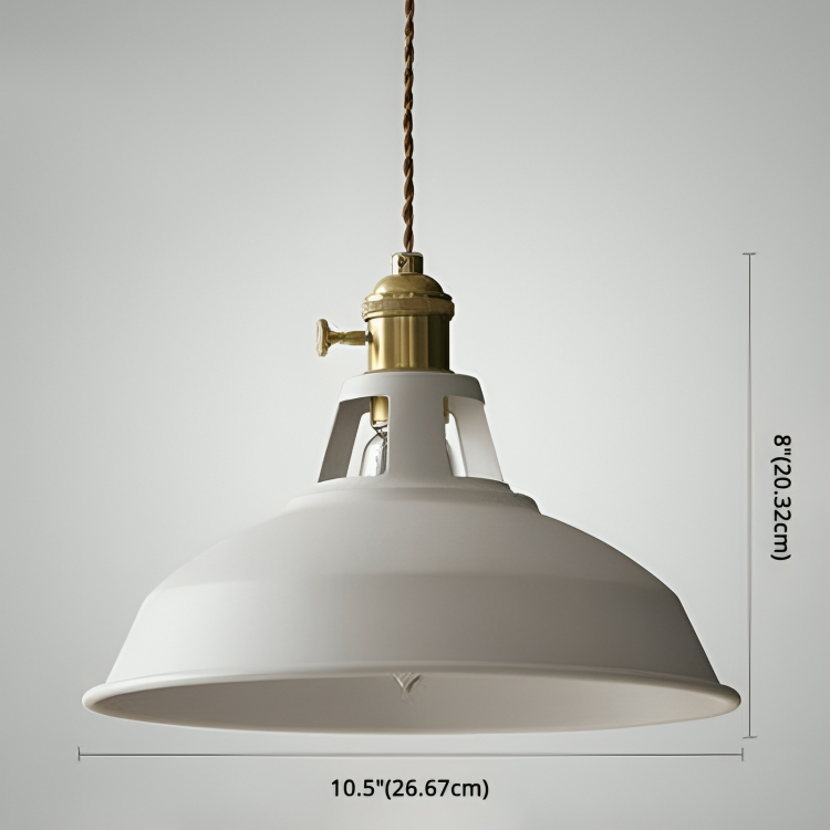 Suspension Vintage Métal 1-Lumière pour Restaurant Moderne