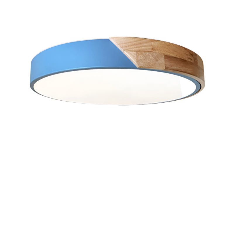 Averia – Plafonnier LED Rond Moderne Finition Blanc Salon