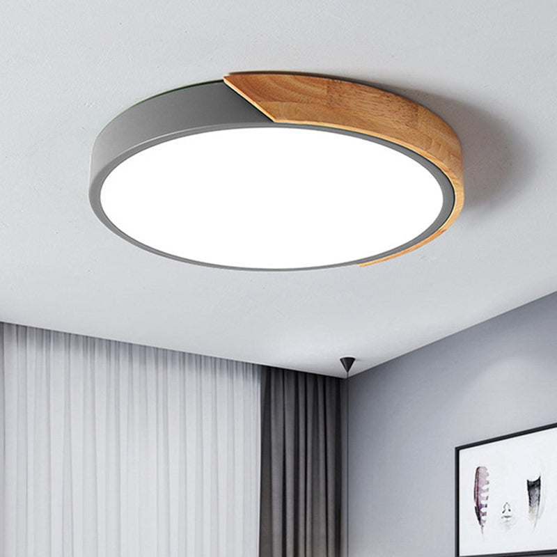 Averia – Plafonnier LED Rond Moderne Finition Blanc Salon