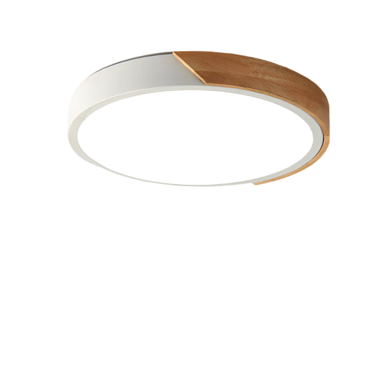 Averia – Plafonnier LED Rond Moderne Finition Blanc Salon