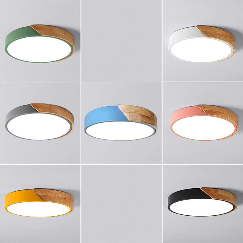 Averia – Plafonnier LED Rond Moderne Finition Blanc Salon