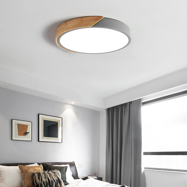 Averia – Plafonnier LED Rond Moderne Finition Blanc Salon
