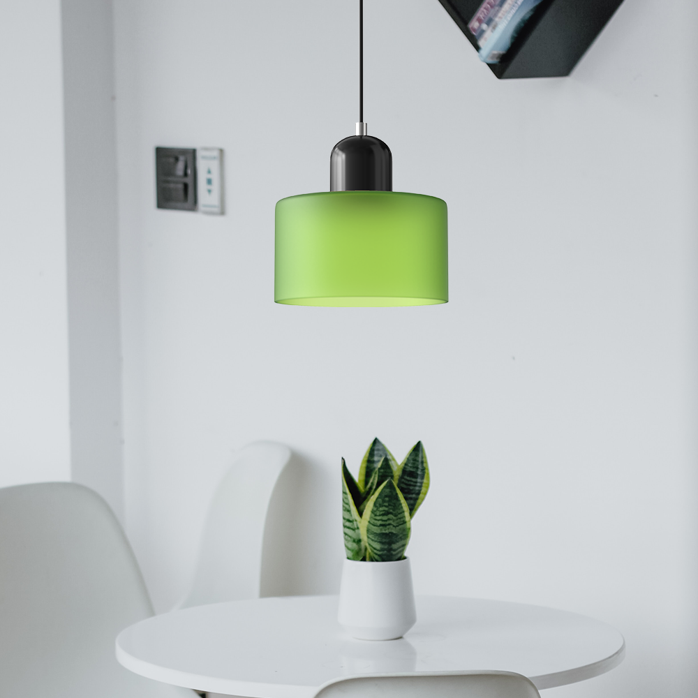 Lumisio – Suspension en Verre Style Bauhaus, Créative, Salon