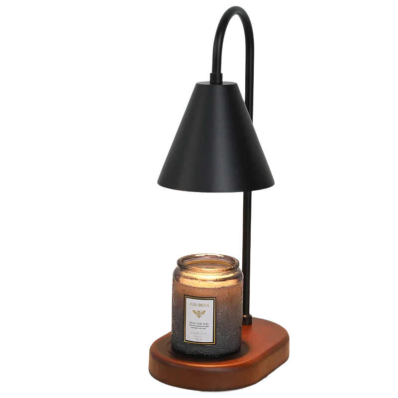 AromaGlow – Lampe parfumée décorative avec bougie pour salon blanc