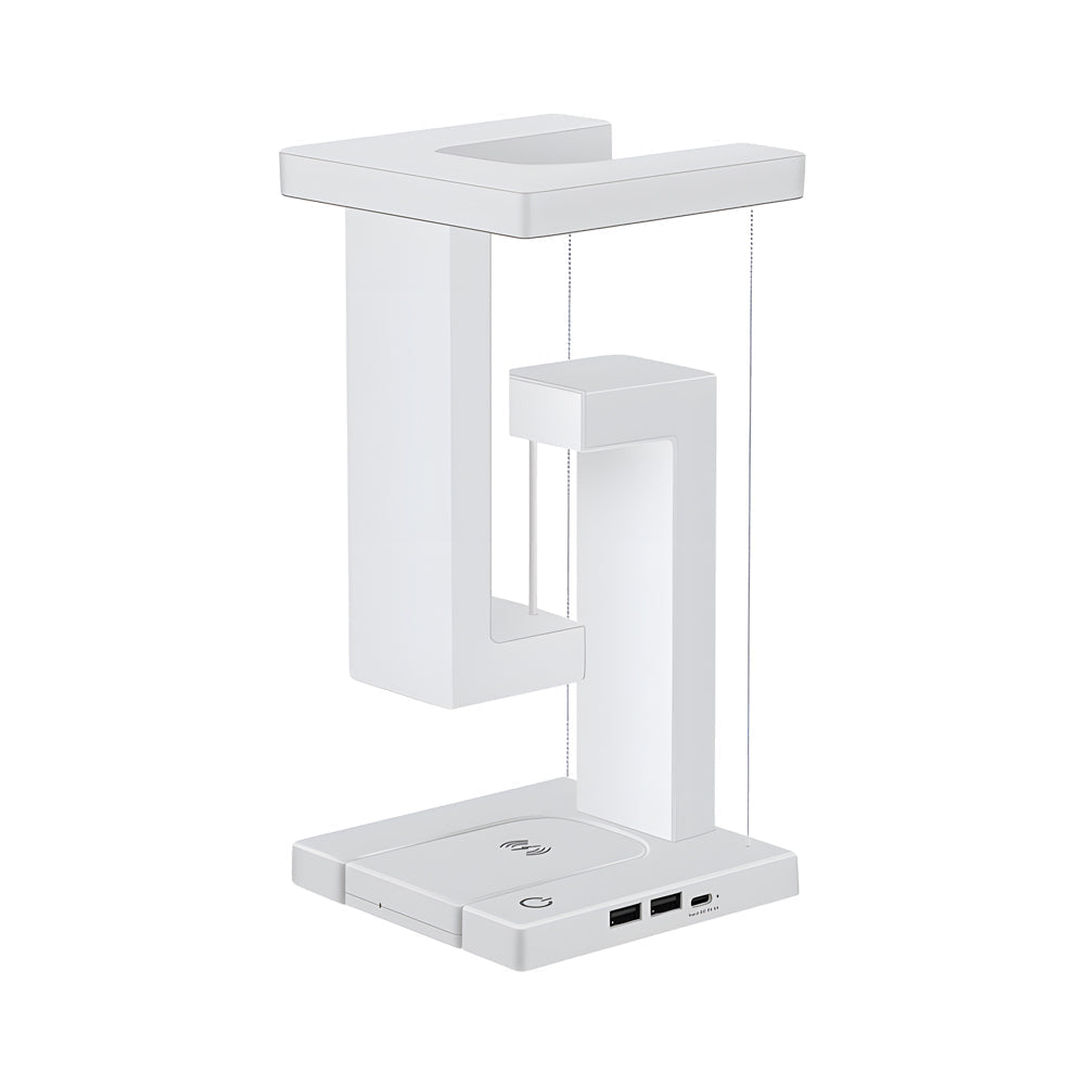 EclipseLite – Lampe de table moderne flottante avec LED et charge sans fil