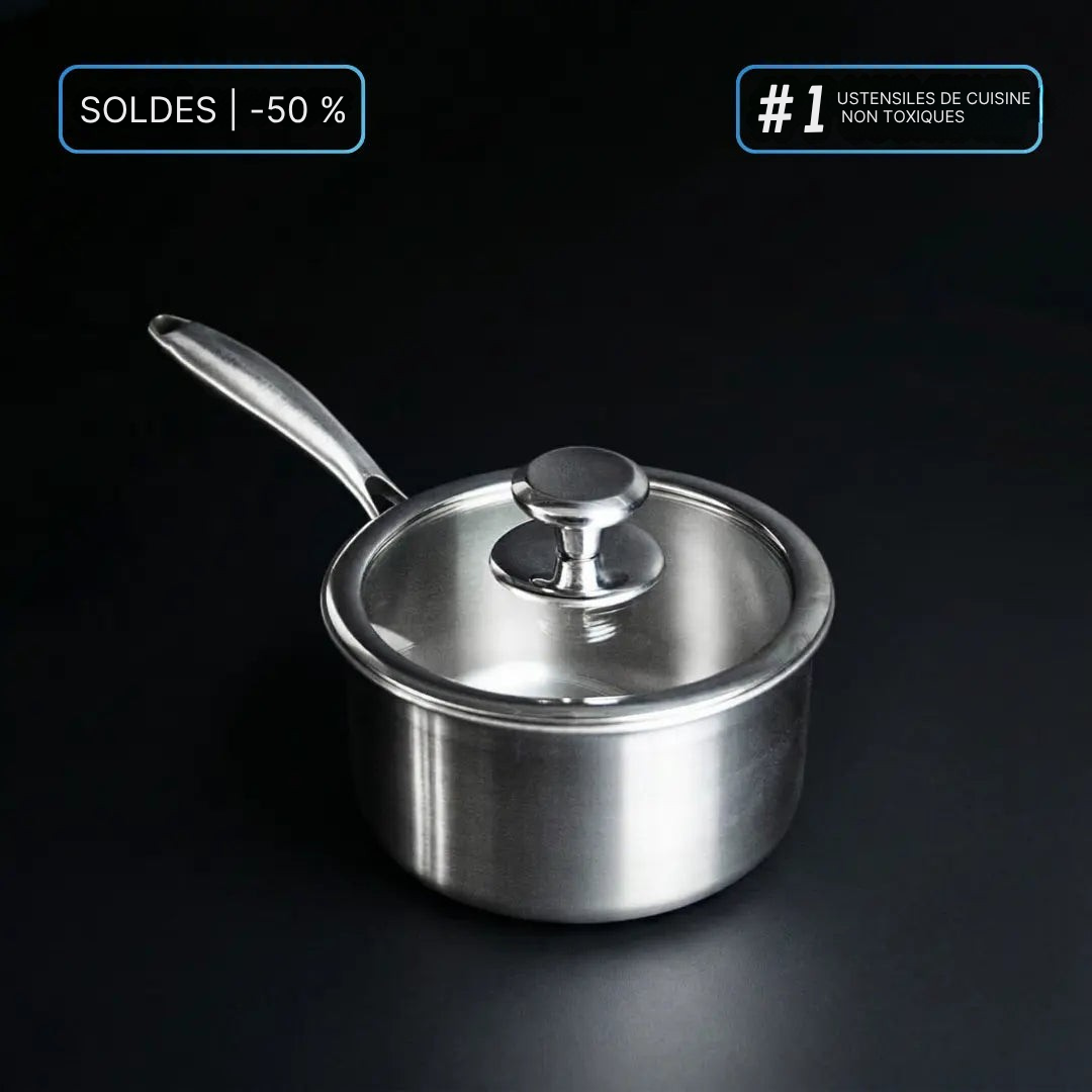 Pot en Titane | Surface Anti-Rayures, Haute Résistance