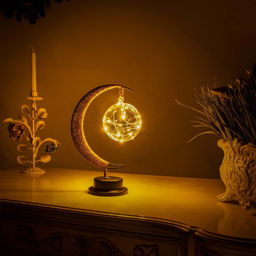 LunaSphere - Lampe LED en forme de lune pour une lumière envoûtante et magique