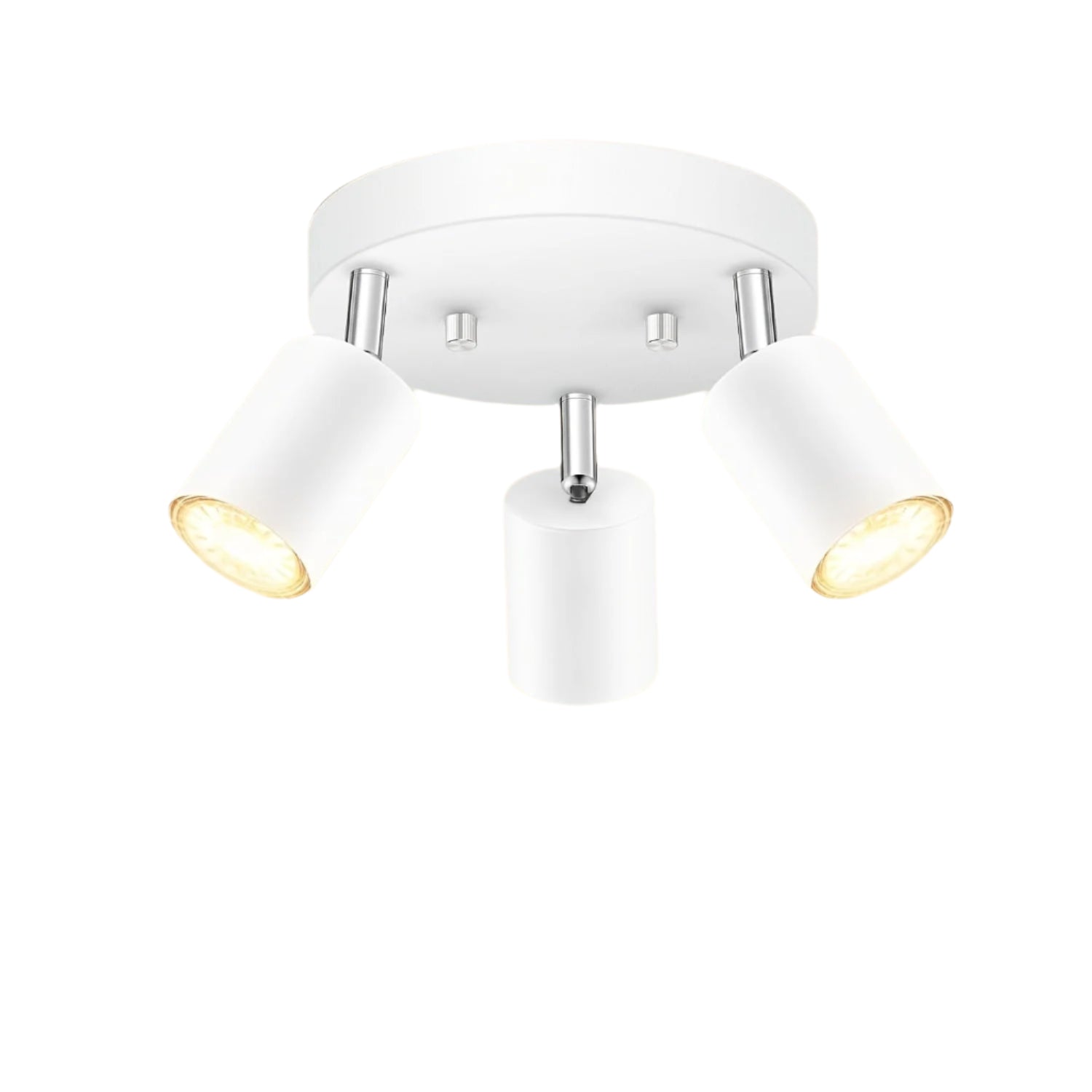 Trivaro – Spot Plafond LED 3 Lumières Orientables Blanc