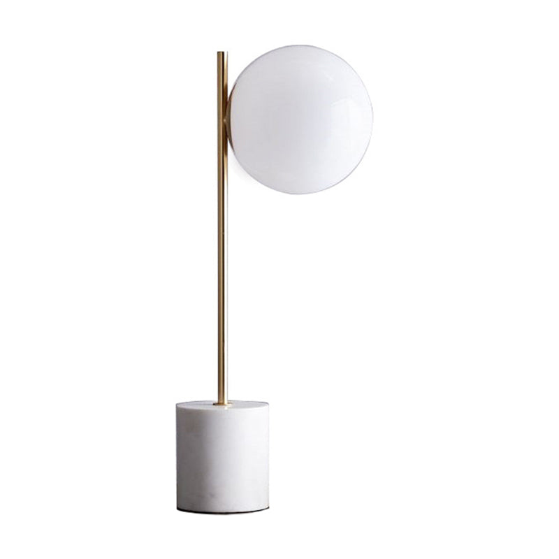 Lumiéra – Lampe de Table LED Moderne avec Base en Marbre pour Salon