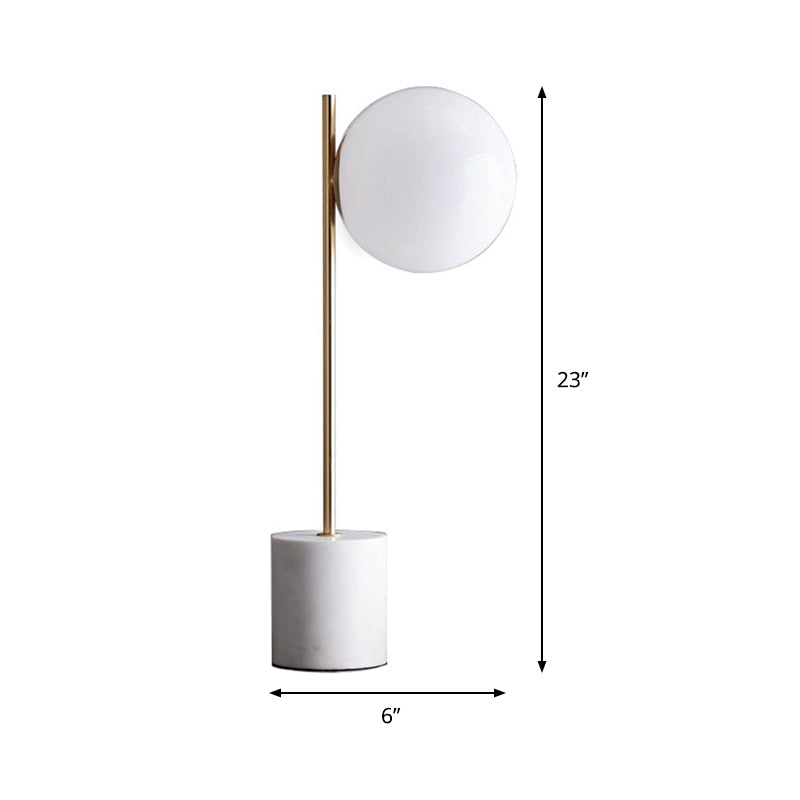 Lumiéra – Lampe de Table LED Moderne avec Base en Marbre pour Salon