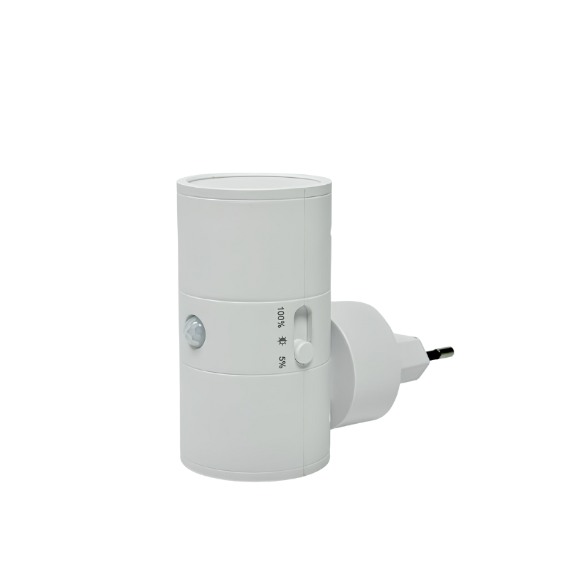 Veilleuse PlugGlow LED Dimmable Blanc Chaud pour Couloir et Chambre
