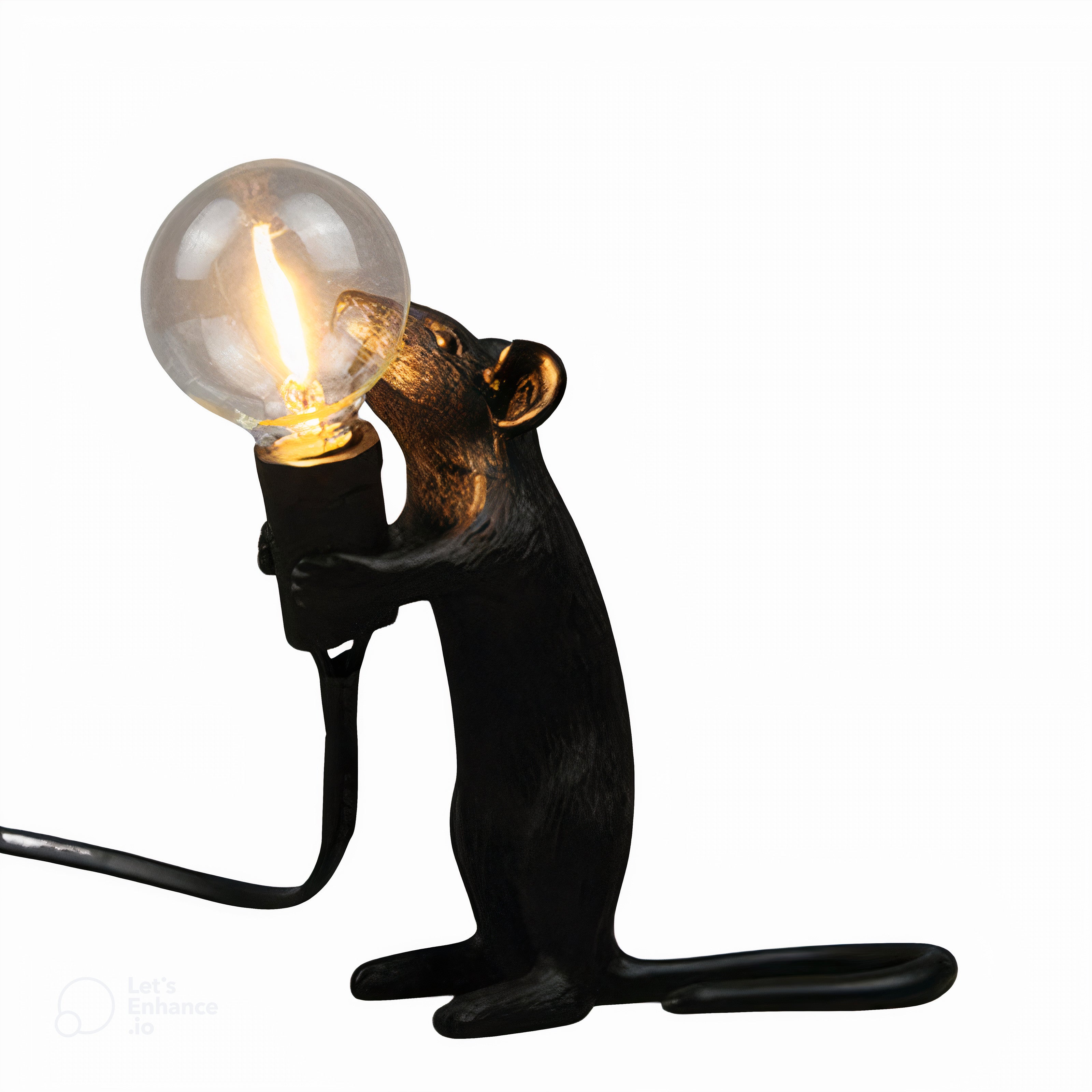 MouseCharm – Lampe de Nuit Art Déco Ludique avec Socle en Forme de Souris