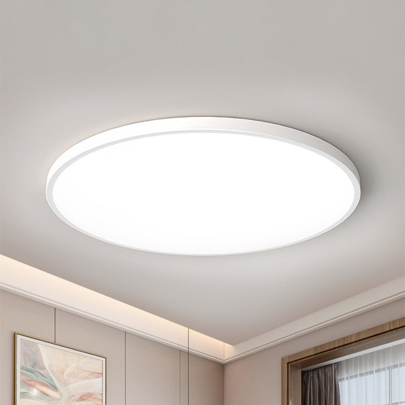 LumoAstra – Plafonnier LED Rond Moderne Noir/Blanc Salle à Manger