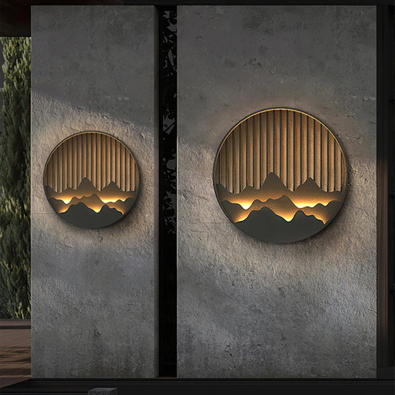 ZenithBeam – Lampe Mural LED pour Extérieur Moderne