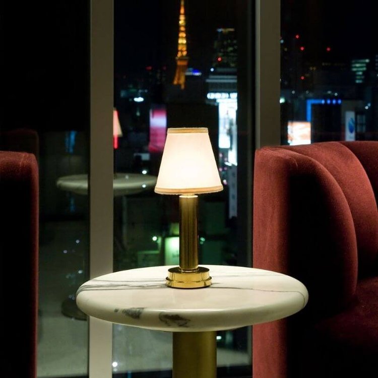 SoftAura – Lampe de table LED en tissu premium
