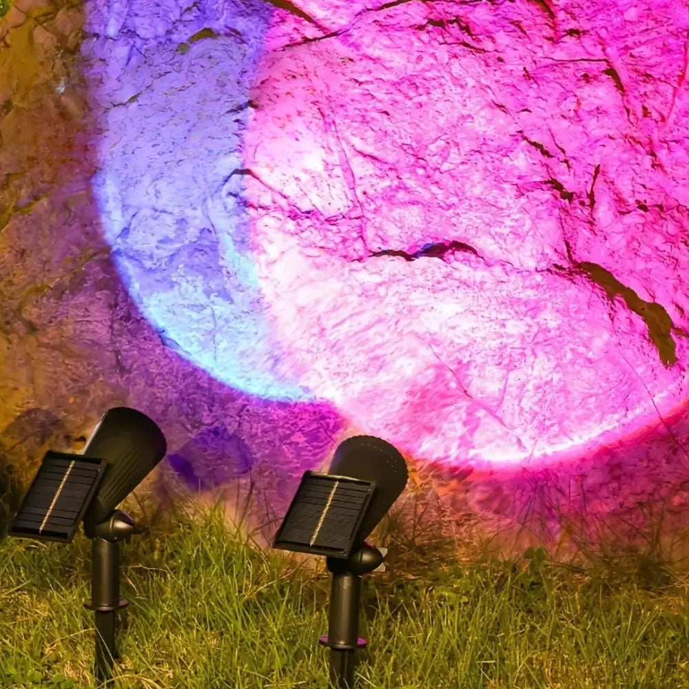 Spot solaire jardin LED solaire extérieur IP55 étanche détecteur crépusculaire design moderne réglable