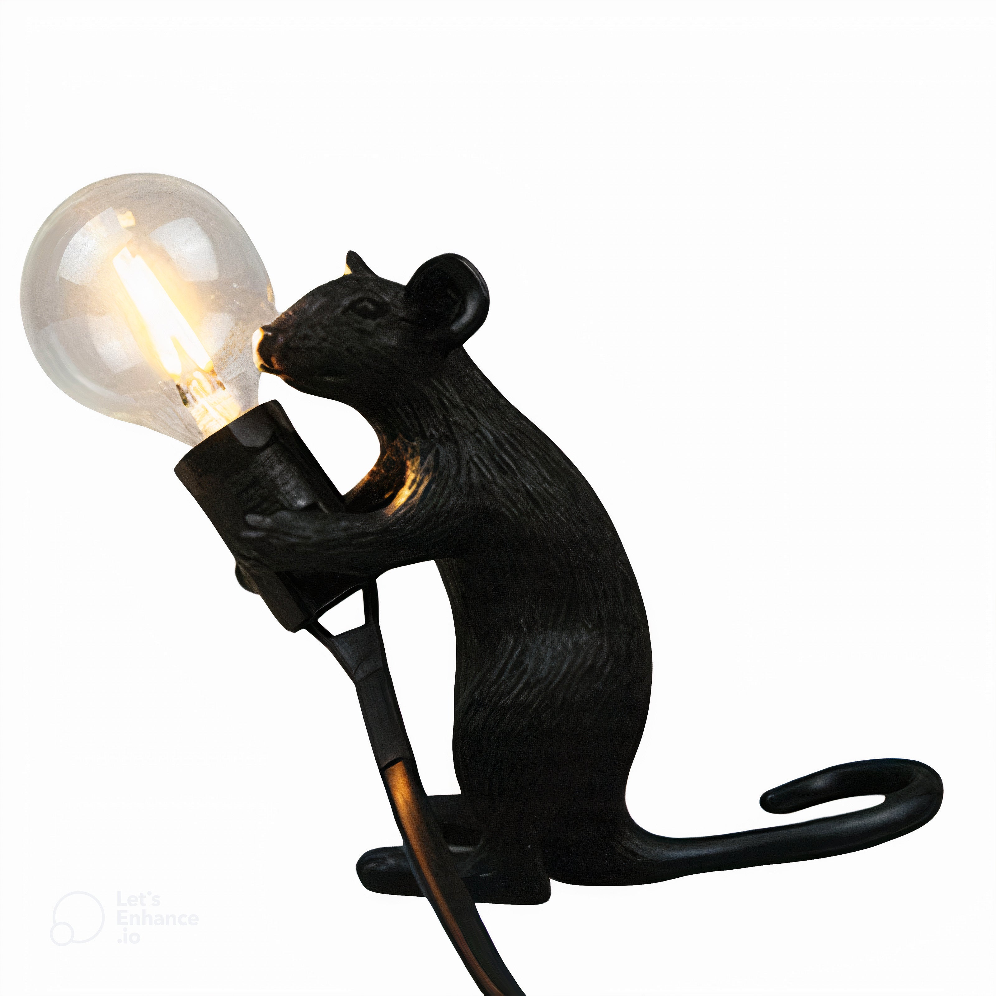MouseCharm – Lampe de Nuit Art Déco Ludique avec Socle en Forme de Souris