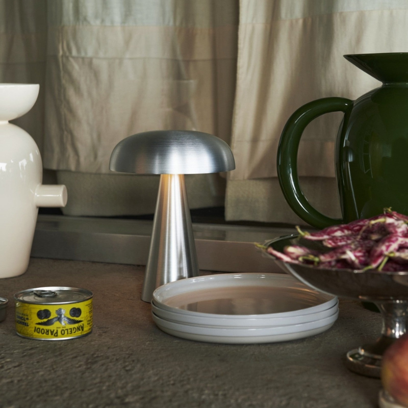 LumaLite – Lampe de table USB-C rechargeable, 3 niveaux de luminosité