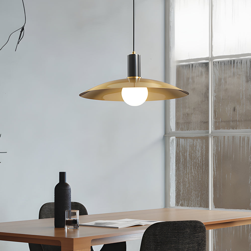 Lumiéra – Suspension LED Vintage Élégante Laiton Salon