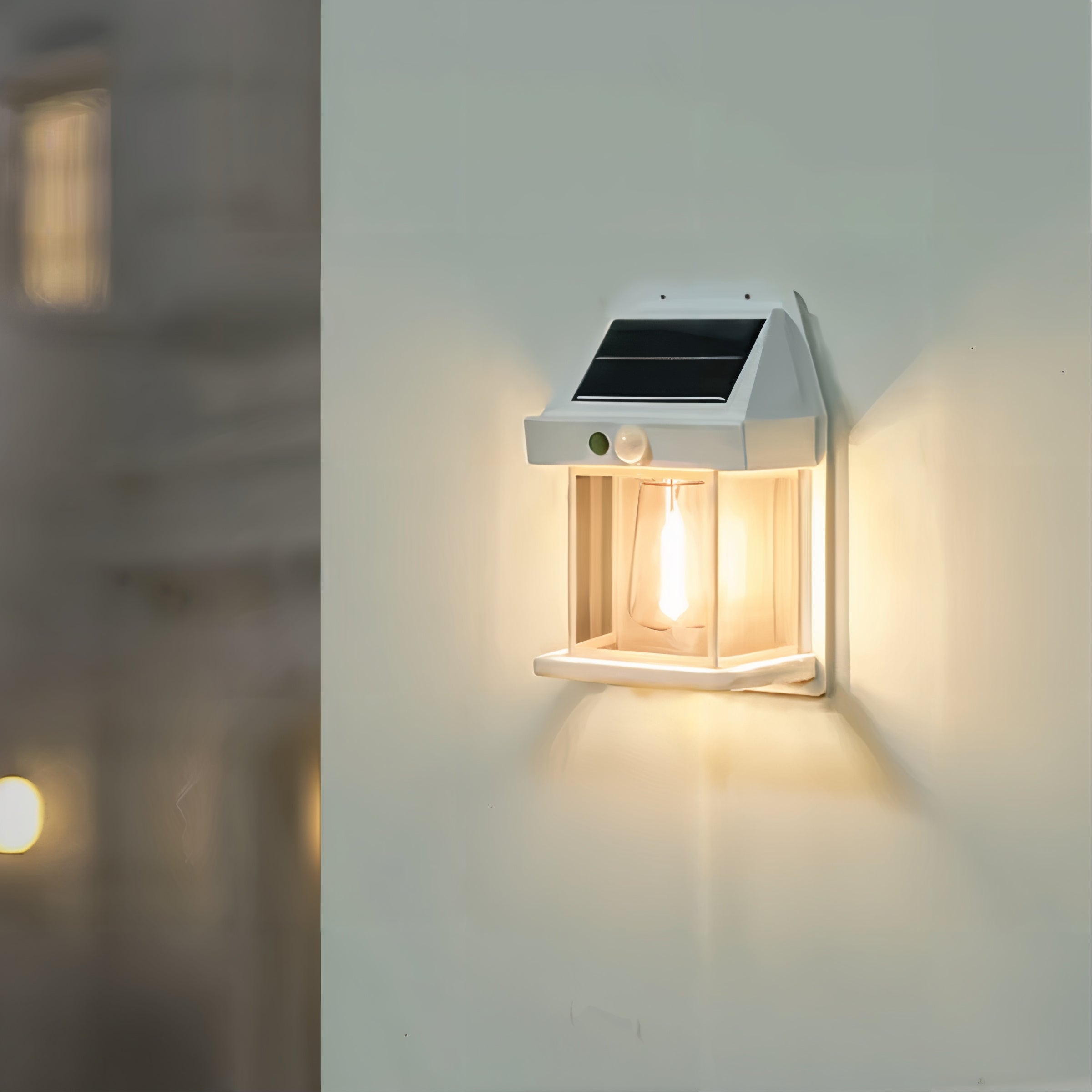 SolarLux – Applique murale LED solaire, design moderne, jardin