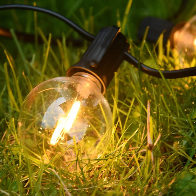 HydraGlow Lampes LED Extérieur Étanches Modernes Jardin Noir