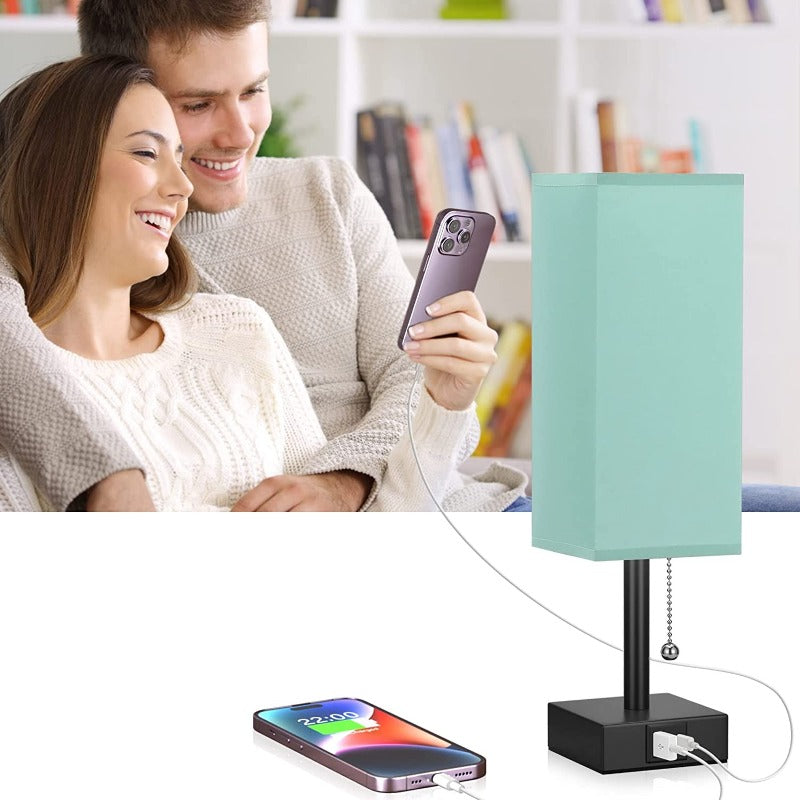 FlexiLamp – Lampe de table dimmable avec 3 températures de couleur et ports USB de recharge