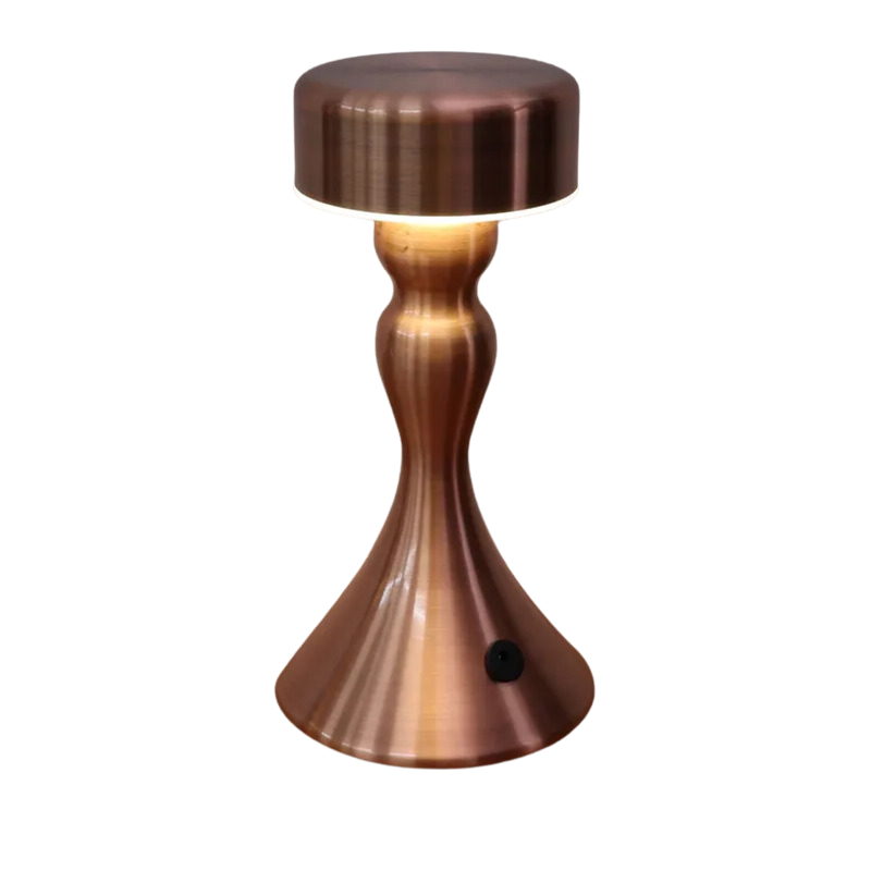 GoldenGlow – Lampe de Table Sans Fil de Luxe avec Fonction de Recharge