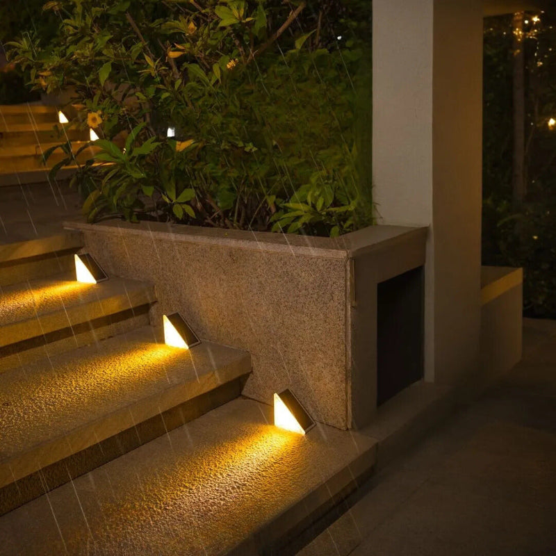Applique murale solaire LED blanc chaud extérieur IP65 pour jardin terrasse moderne