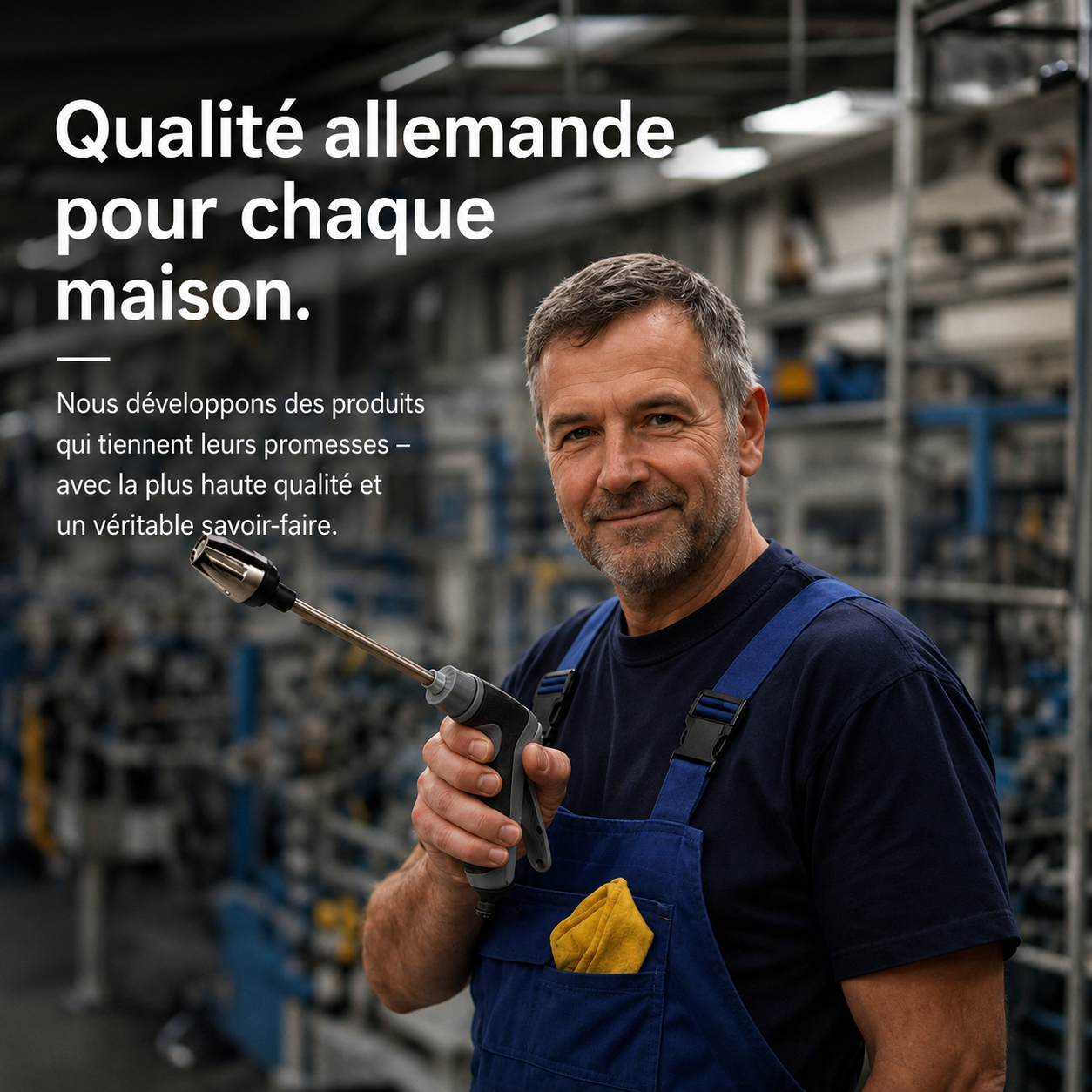 Nettoyeur Haute Pression | Buse Rotative 360°, Compatible Tous Tuyaux