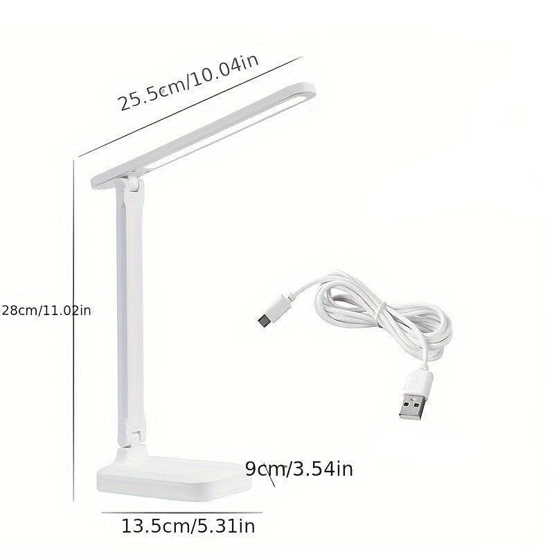 DeskFlex – Lampe de bureau LED avec USB et intensité lumineuse réglable