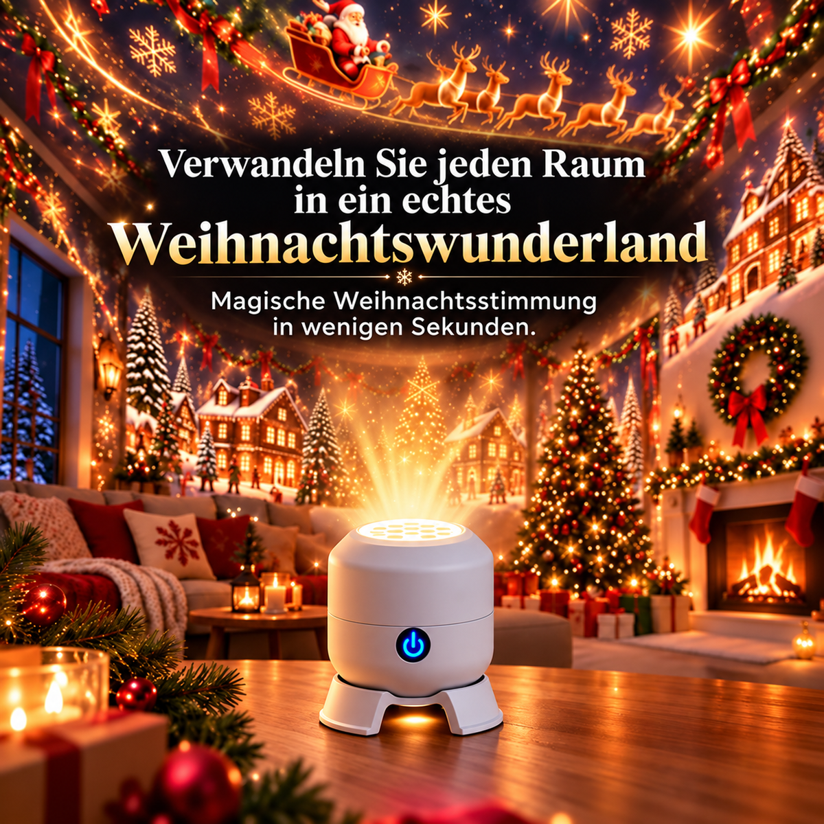 Projecteur de Noël pour Décoration Intérieure