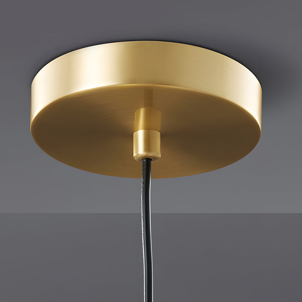 Lumiéra – Suspension LED Vintage Élégante Laiton Salon