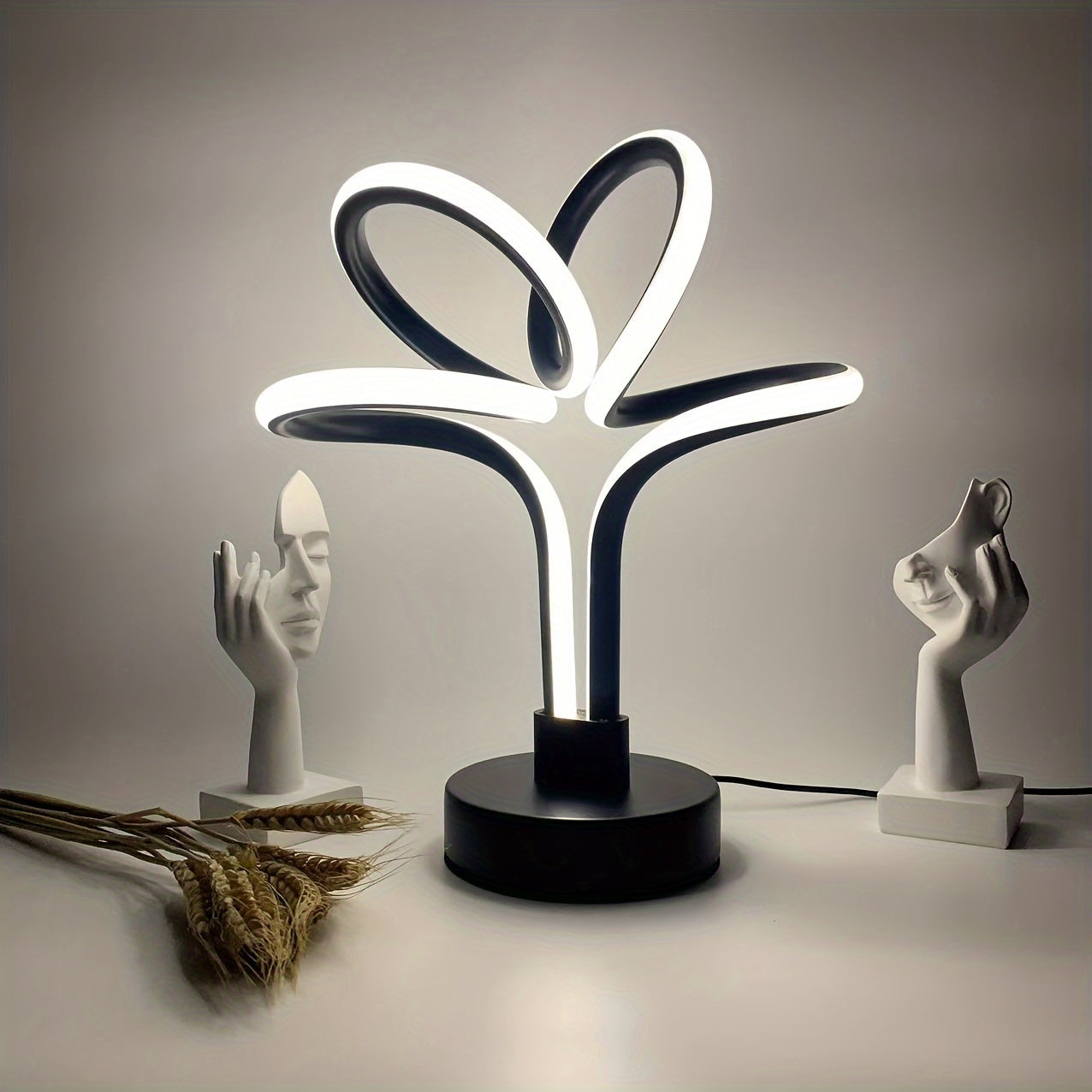 ScandiLume - Lampe de table LED USB minimaliste