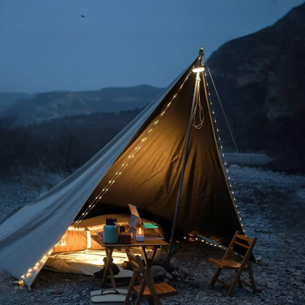 Guirlande LED d’Ambiance pour Intérieur et Extérieur CampGlow String