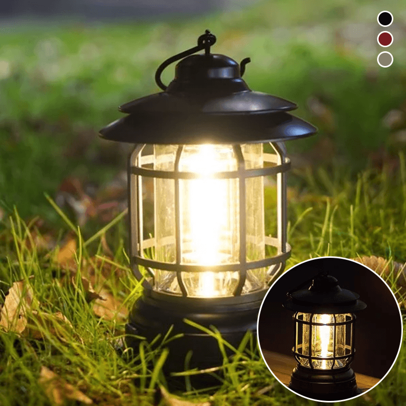 RetroLight – Lampe de camping vintage portable