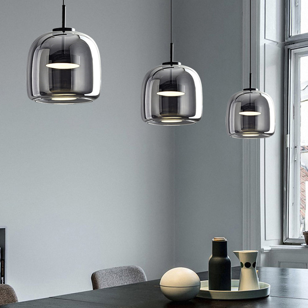 Orvian – Suspension LED Vintage Finition Dorée Salon