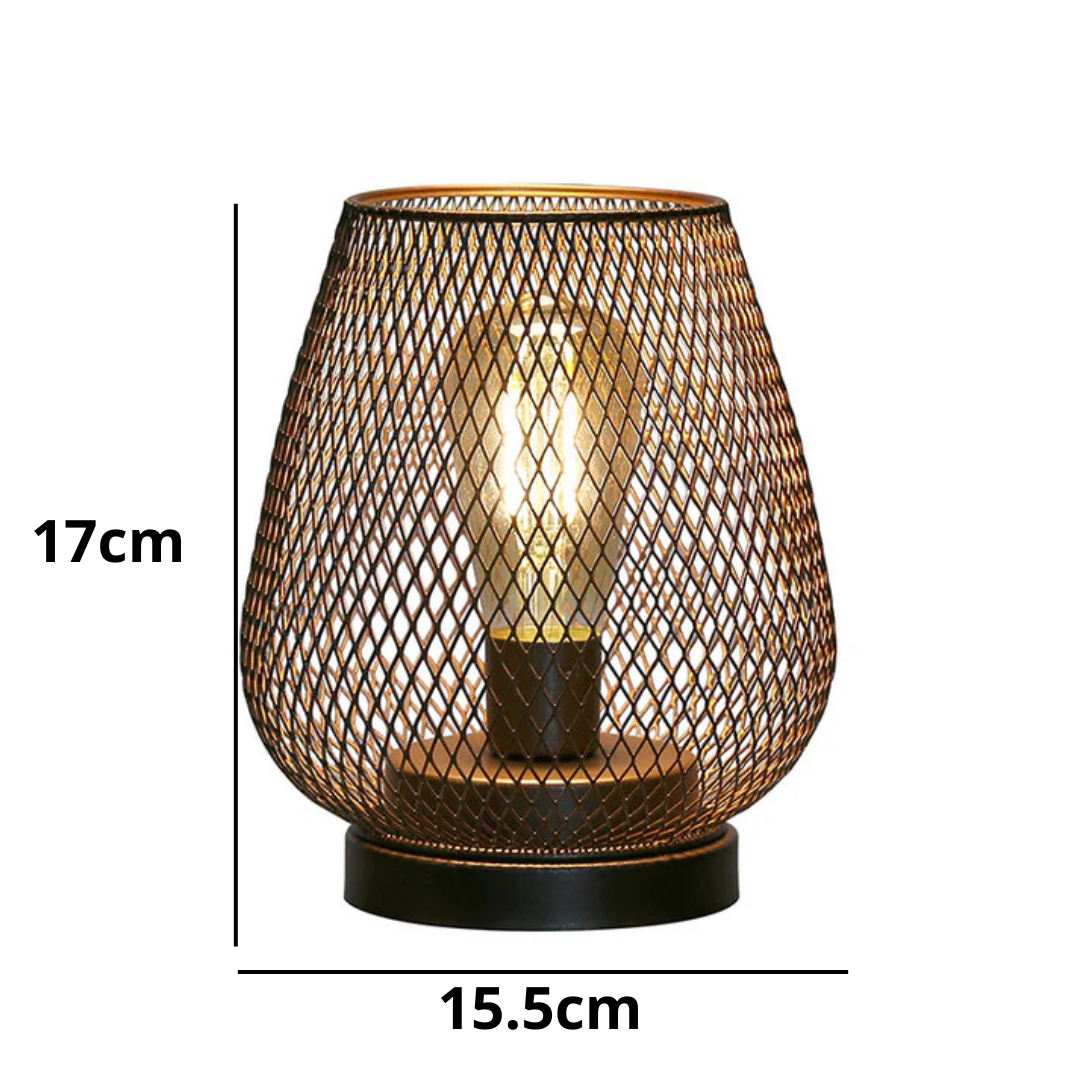Éclatino Lanterne LED Sans Fil, Style Moderne, Terrasse, Noir
