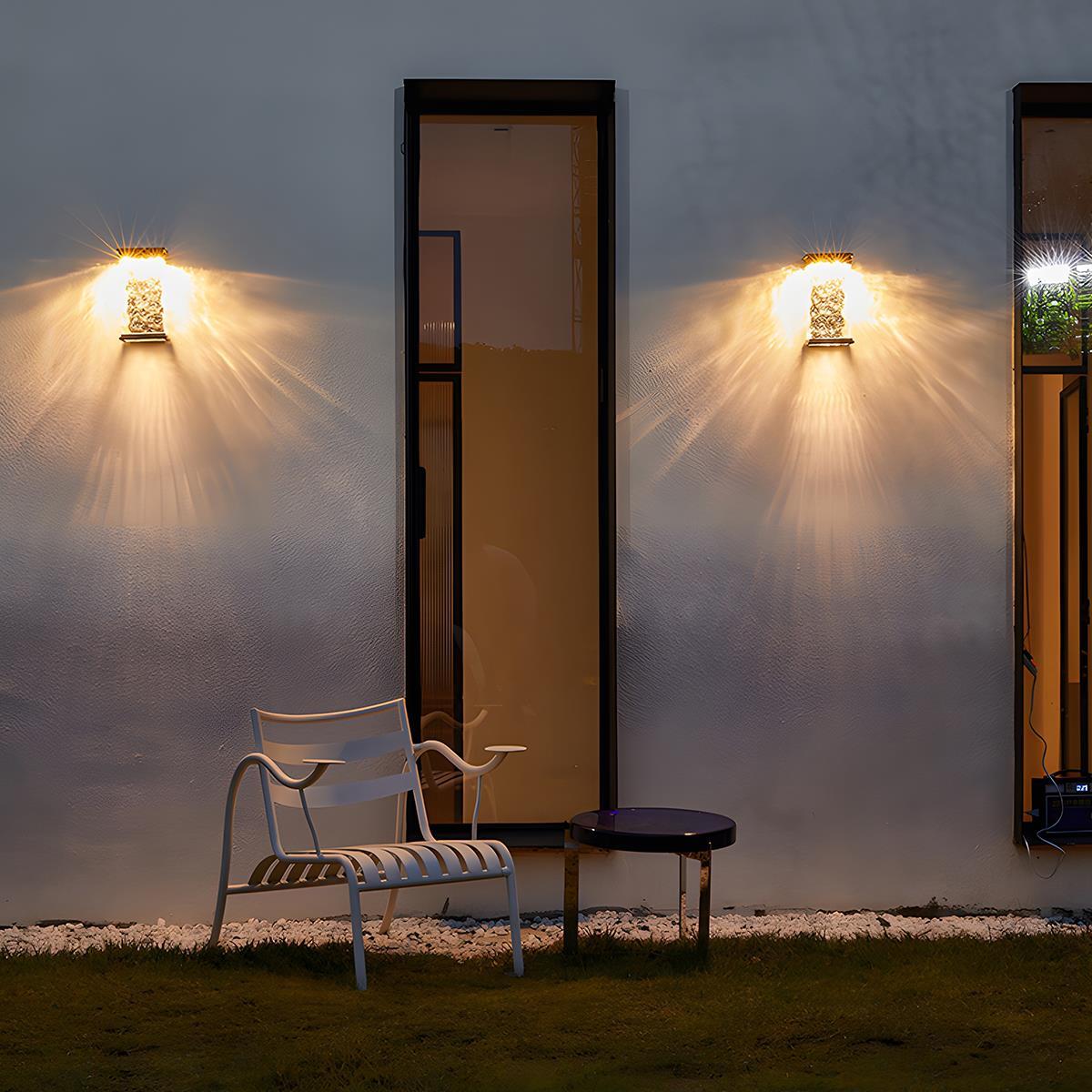 Applique Murale Extérieure | Design Rectangulaire, Étanche, Aluminium 1