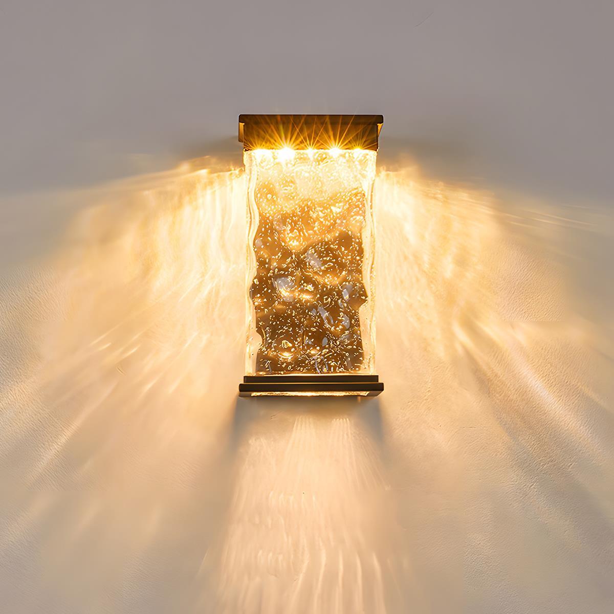 Applique Murale Extérieure | Design Rectangulaire, Étanche, Aluminium 5