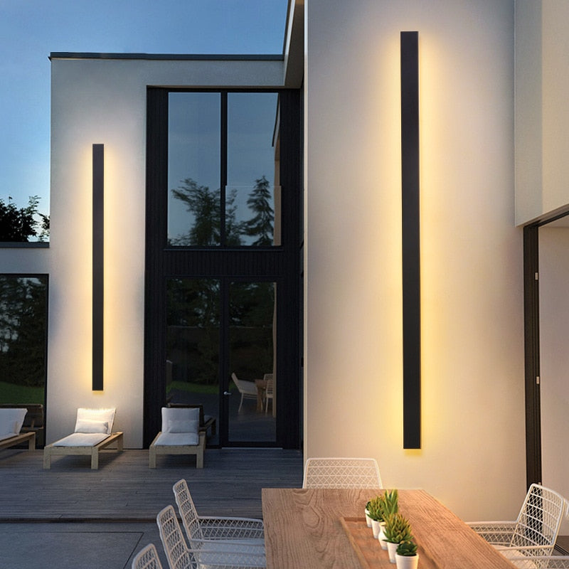 Applique Murale LED | Étanche IP65, Aluminium Noir Givré 0