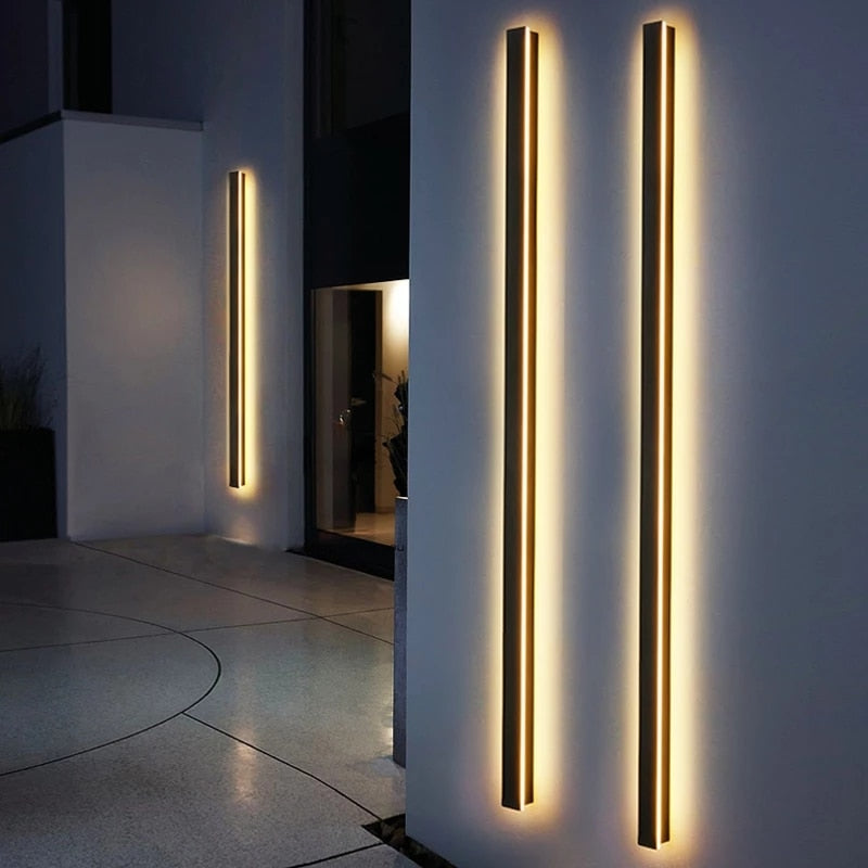 Applique Murale LED | Étanche IP65, Aluminium Noir Givré 1