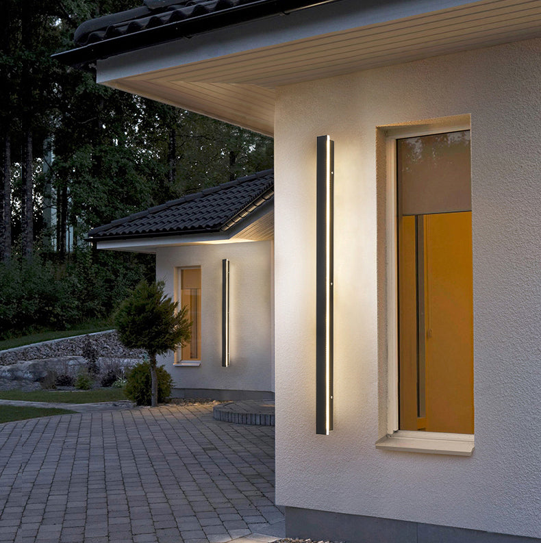 Applique Murale LED | Étanche IP65, Aluminium Noir Givré 2