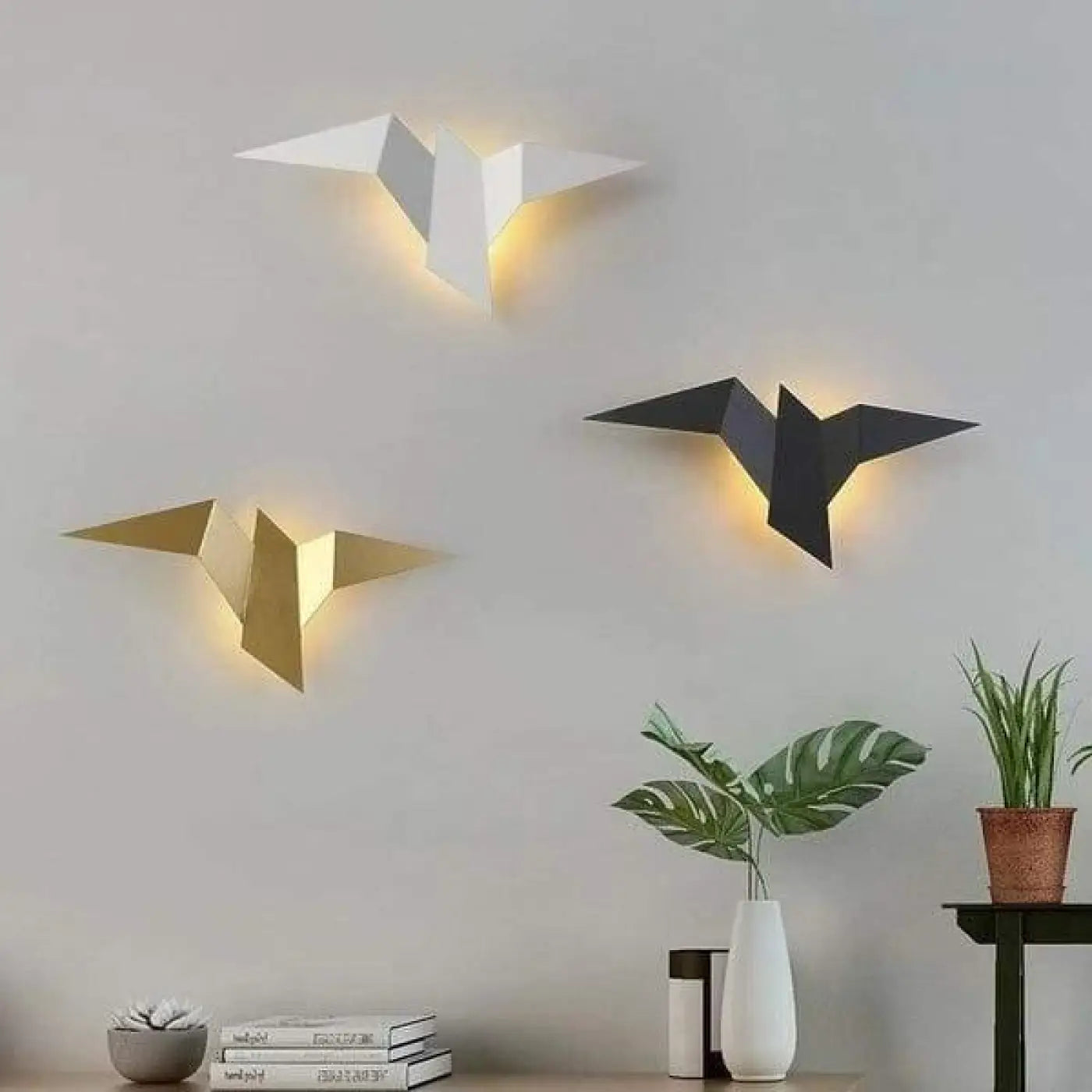 Applique Murale | Design Oiseau, Éclairage Doux 1