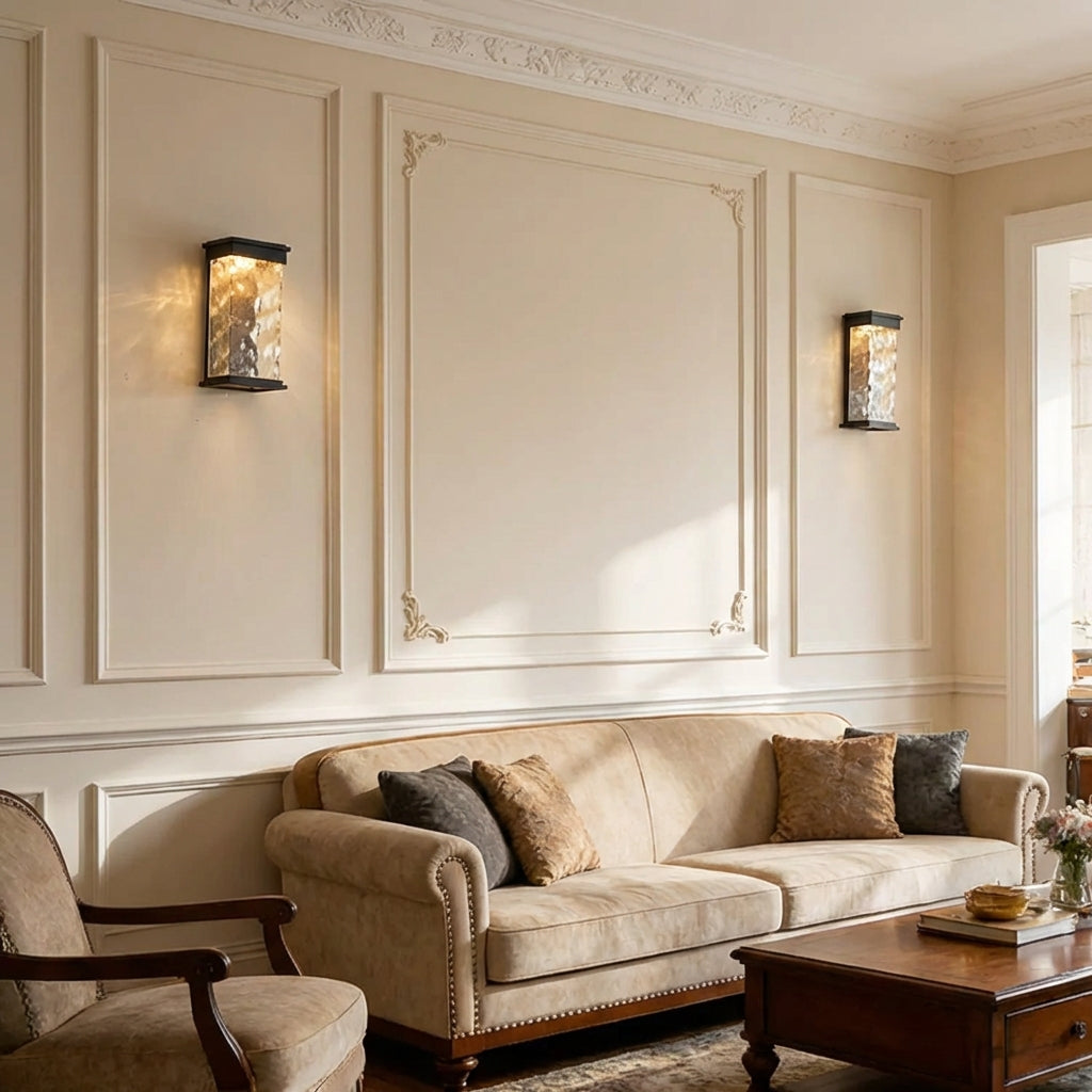 Applique murale LED extérieur aluminium IP65 design rectangulaire moderne éclairage façade terrasse jardin