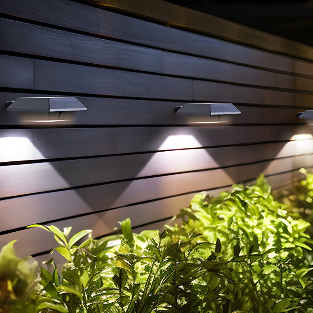 Appliques Murales Solaires | Design Carré, Étanche 9