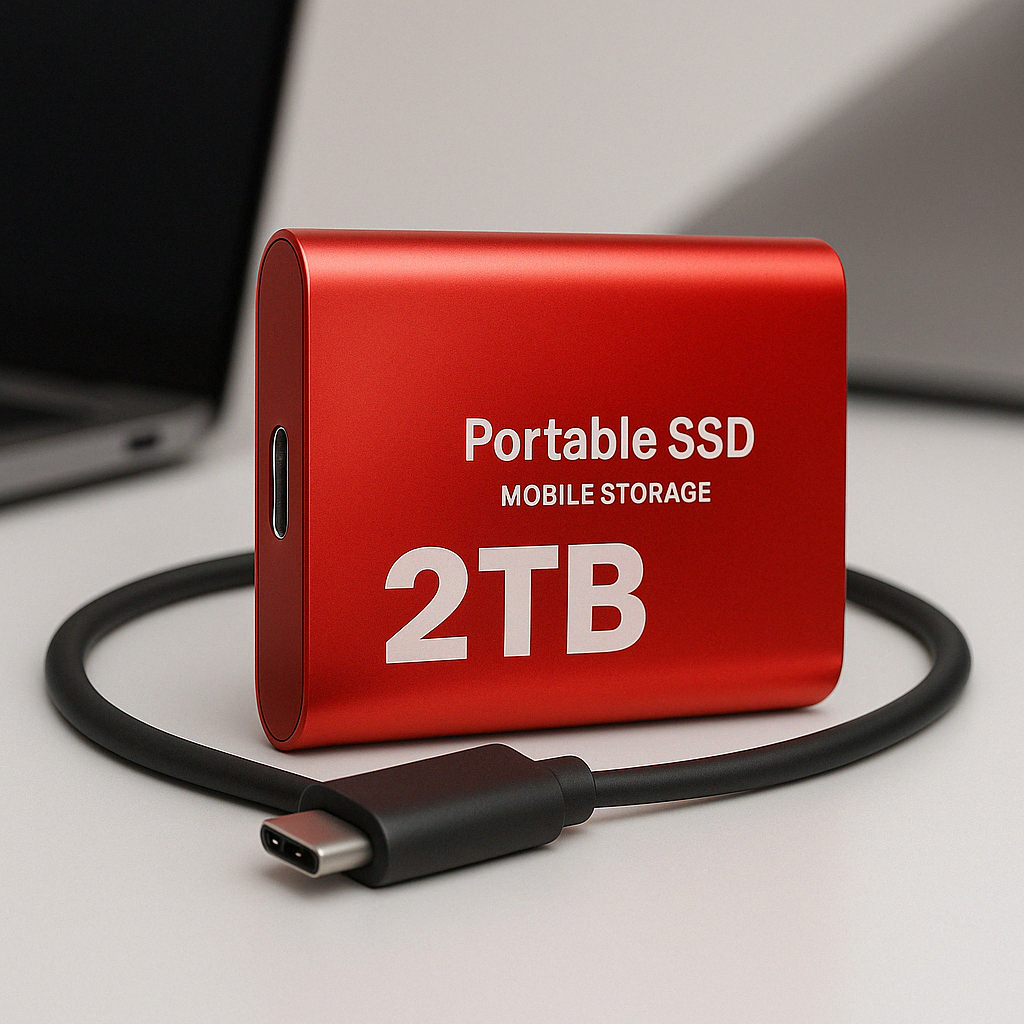 Disque SSD Portable de Stockage Externe Haute Vitesse USB-C 1050 Mo/s