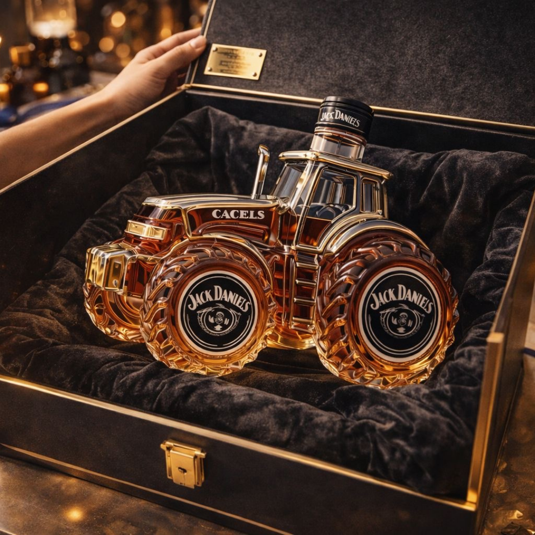 Bouteille de Whisky | Design Tracteur Unique, 500 ml 0